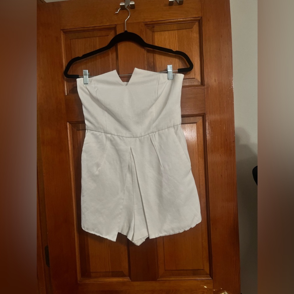 Topshop White Romper✨